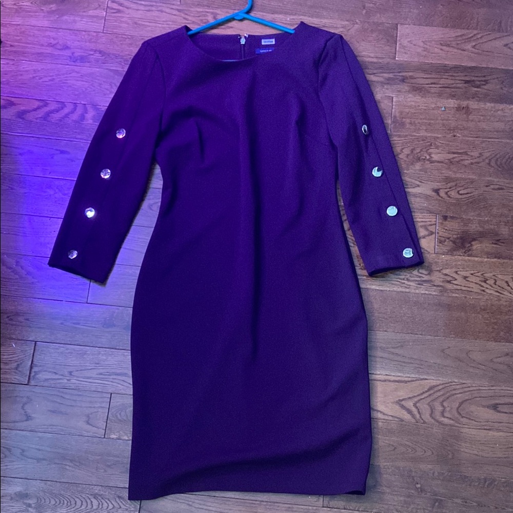 Elegant Purple Women's Dress